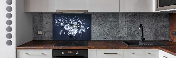 Spatscherm keuken Diamanten