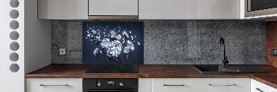 Spatscherm keuken Diamanten