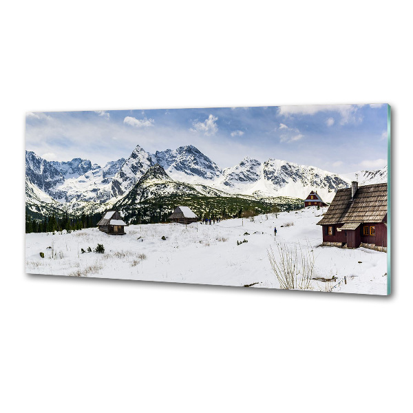 Panel dekor szkło Hale Tatry