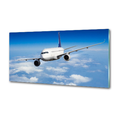 Panel lacobel Samolot w powietrzu
