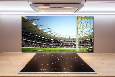 Glazen achterwand keuken Stadion Frankrijk
