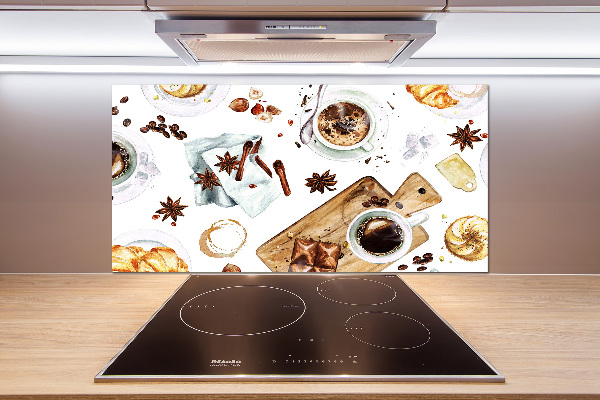 Panel dekor szkło Poranna kawa