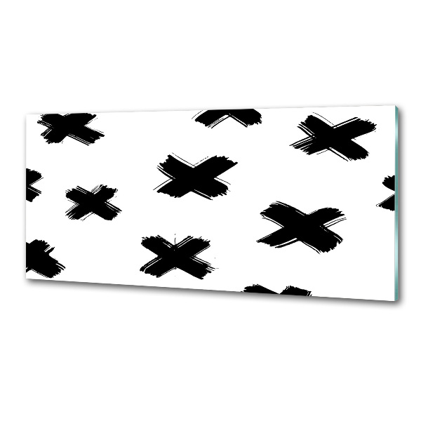 Panel do kuchni Czarno-białe plamy