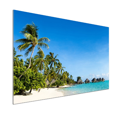 Panel do kuchni Plaża na Karaibach