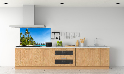 Panel do kuchni Plaża na Karaibach