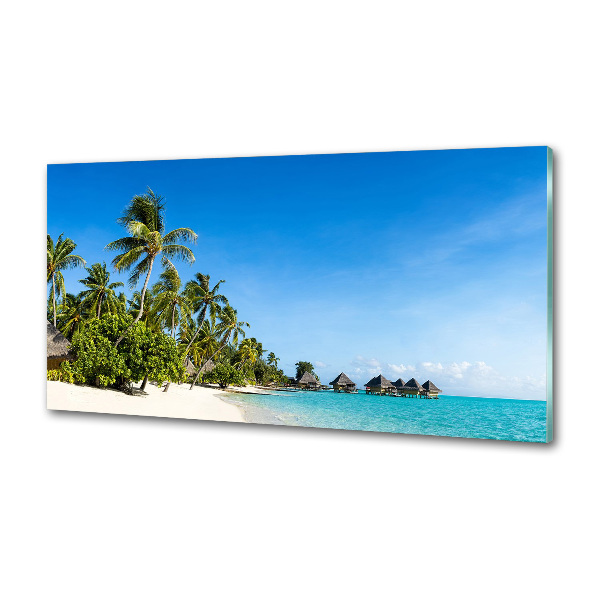 Panel do kuchni Plaża na Karaibach