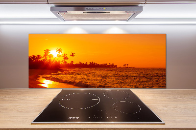 Keuken achterwand Zonsondergangstrand