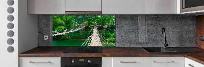 Panel do kuchni Most nad rzeką