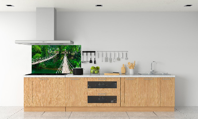 Panel do kuchni Most nad rzeką