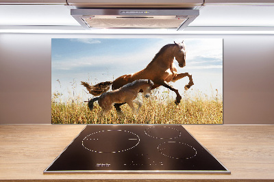 Panel lacobel Klacz ze źrebięciem