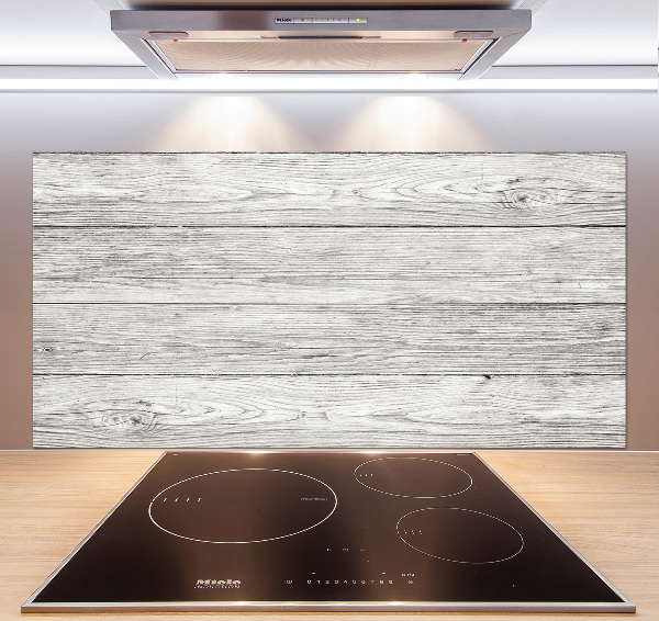 Spatplaat keuken Houten achtergrond