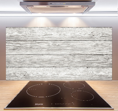Spatplaat keuken Houten achtergrond