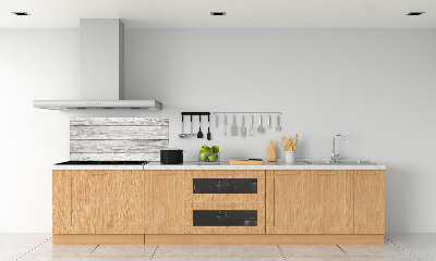 Spatplaat keuken Houten achtergrond