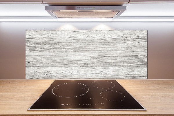 Spatplaat keuken Houten achtergrond