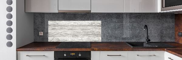 Spatplaat keuken Houten achtergrond