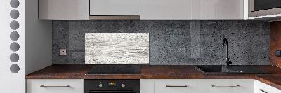 Spatplaat keuken Houten achtergrond