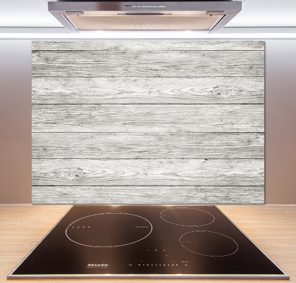 Spatplaat keuken Houten achtergrond
