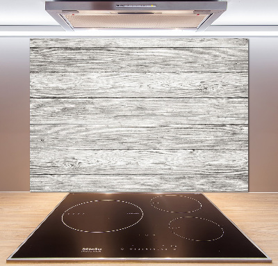 Spatplaat keuken Houten achtergrond