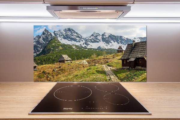 Achterwand keuken Tatragebergte weiden