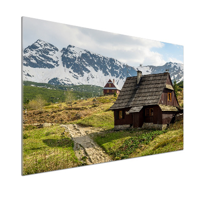 Achterwand keuken Tatragebergte weiden