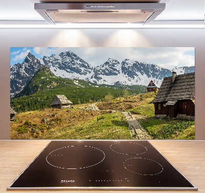 Achterwand keuken Tatragebergte weiden