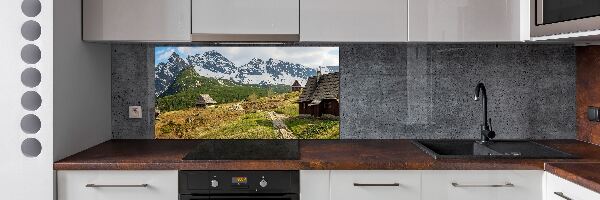 Achterwand keuken Tatragebergte weiden