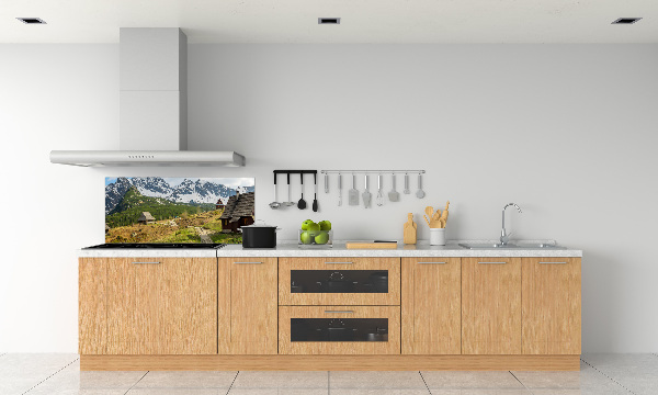 Achterwand keuken Tatragebergte weiden