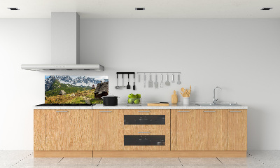 Achterwand keuken Tatragebergte weiden