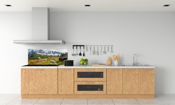 Achterwand keuken Tatragebergte weiden