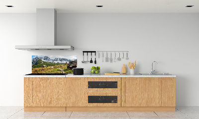 Achterwand keuken Tatragebergte weiden