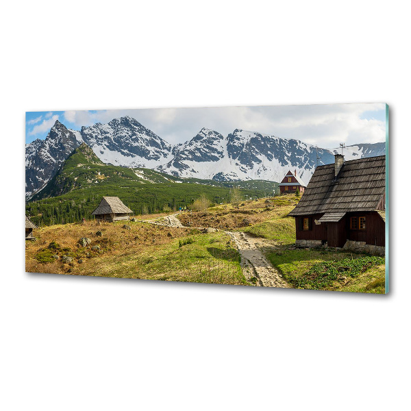 Achterwand keuken Tatragebergte weiden