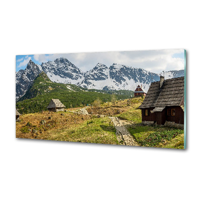 Achterwand keuken Tatragebergte weiden