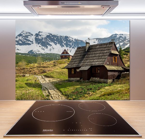 Achterwand keuken Tatragebergte weiden