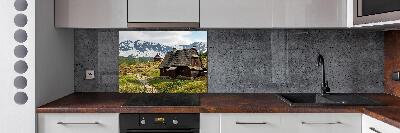 Achterwand keuken Tatragebergte weiden