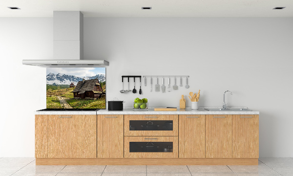 Achterwand keuken Tatragebergte weiden