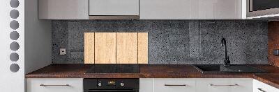 Keuken achterwand Houten achtergrond