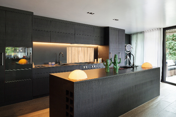 Keuken achterwand Houten achtergrond