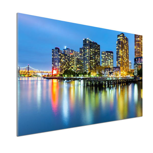 Panel do kuchni Nowy Jork nocą