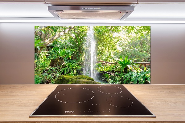 Glazen achterwand keuken Waterval