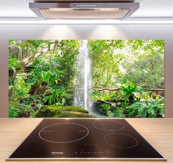 Glazen achterwand keuken Waterval