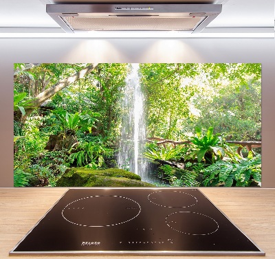 Glazen achterwand keuken Waterval