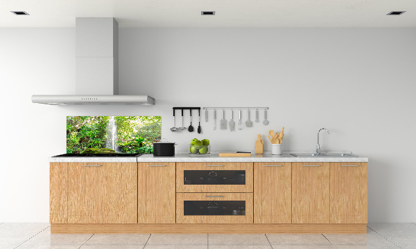 Glazen achterwand keuken Waterval