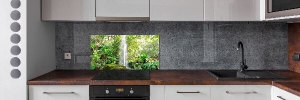 Glazen achterwand keuken Waterval