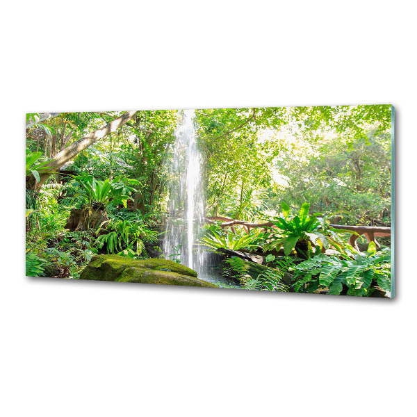 Glazen achterwand keuken Waterval