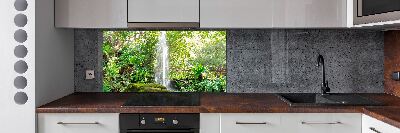 Glazen achterwand keuken Waterval