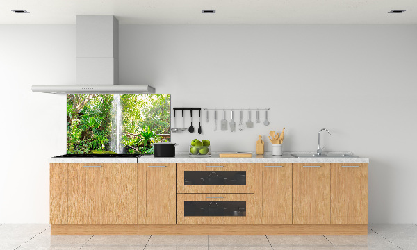 Glazen achterwand keuken Waterval