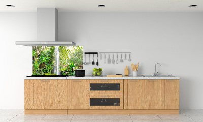 Glazen achterwand keuken Waterval