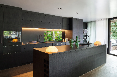 Glazen achterwand keuken Waterval