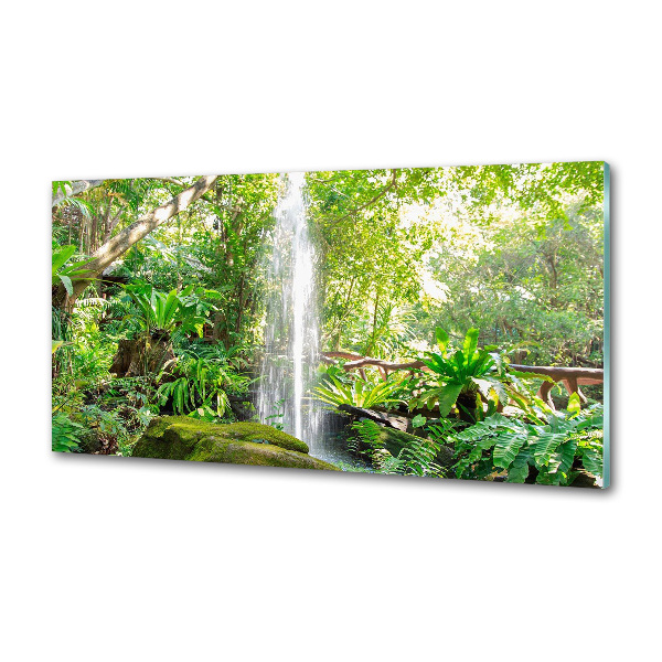 Glazen achterwand keuken Waterval