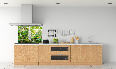 Glazen achterwand keuken Waterval